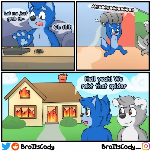 Spider (by me: @broitsCody on Twitter) by broItsCody