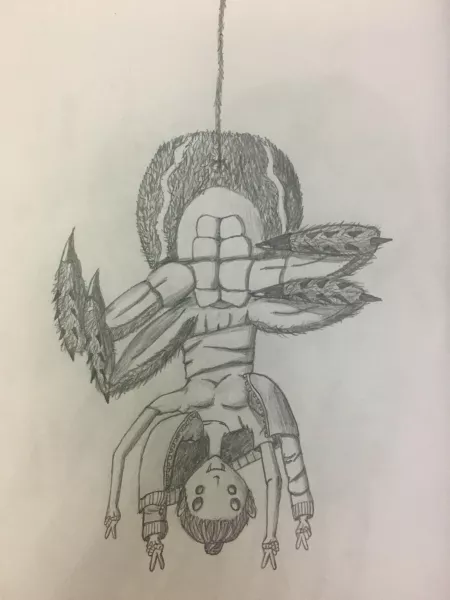 Spider girl with a jacket by Conscientiousmangle