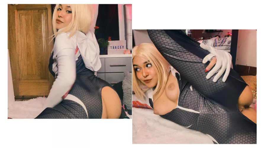 Spider Gwen by tracey rose^^ by Iwishufuckme