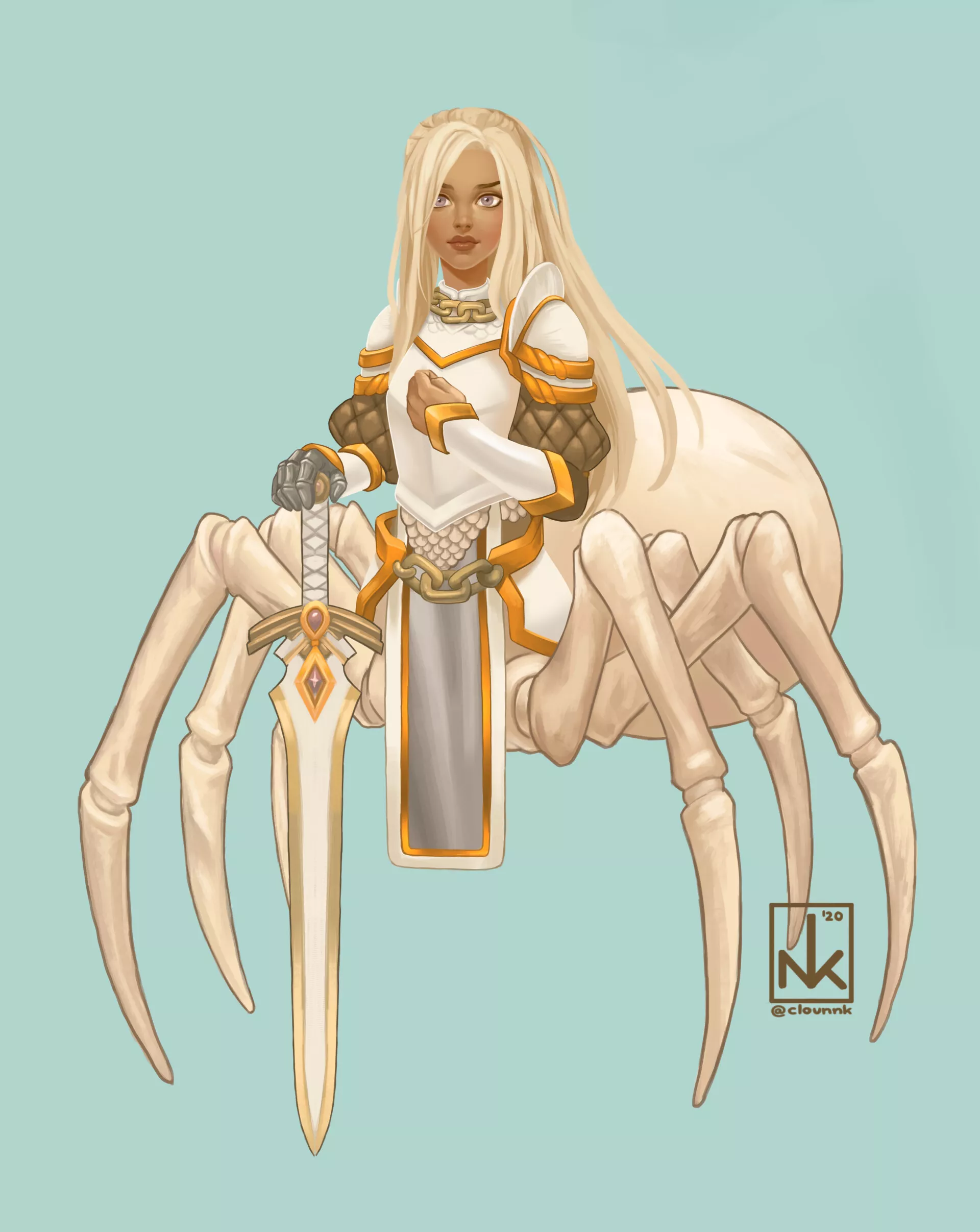 Spider Knight by Katya Nikonova posted by Lol33ta