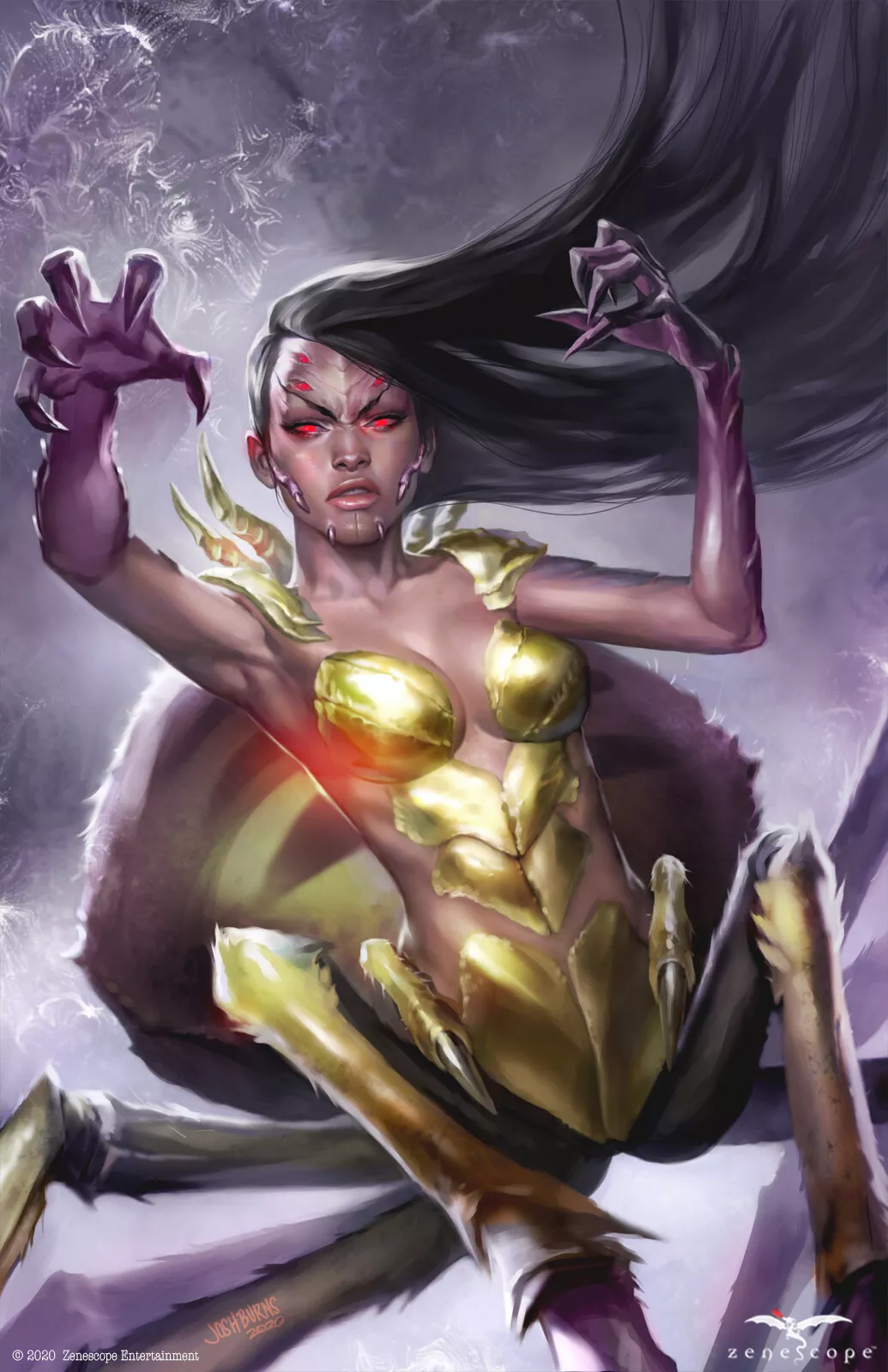 Spider Queen by Josh Burns posted by MonmusuAficionado