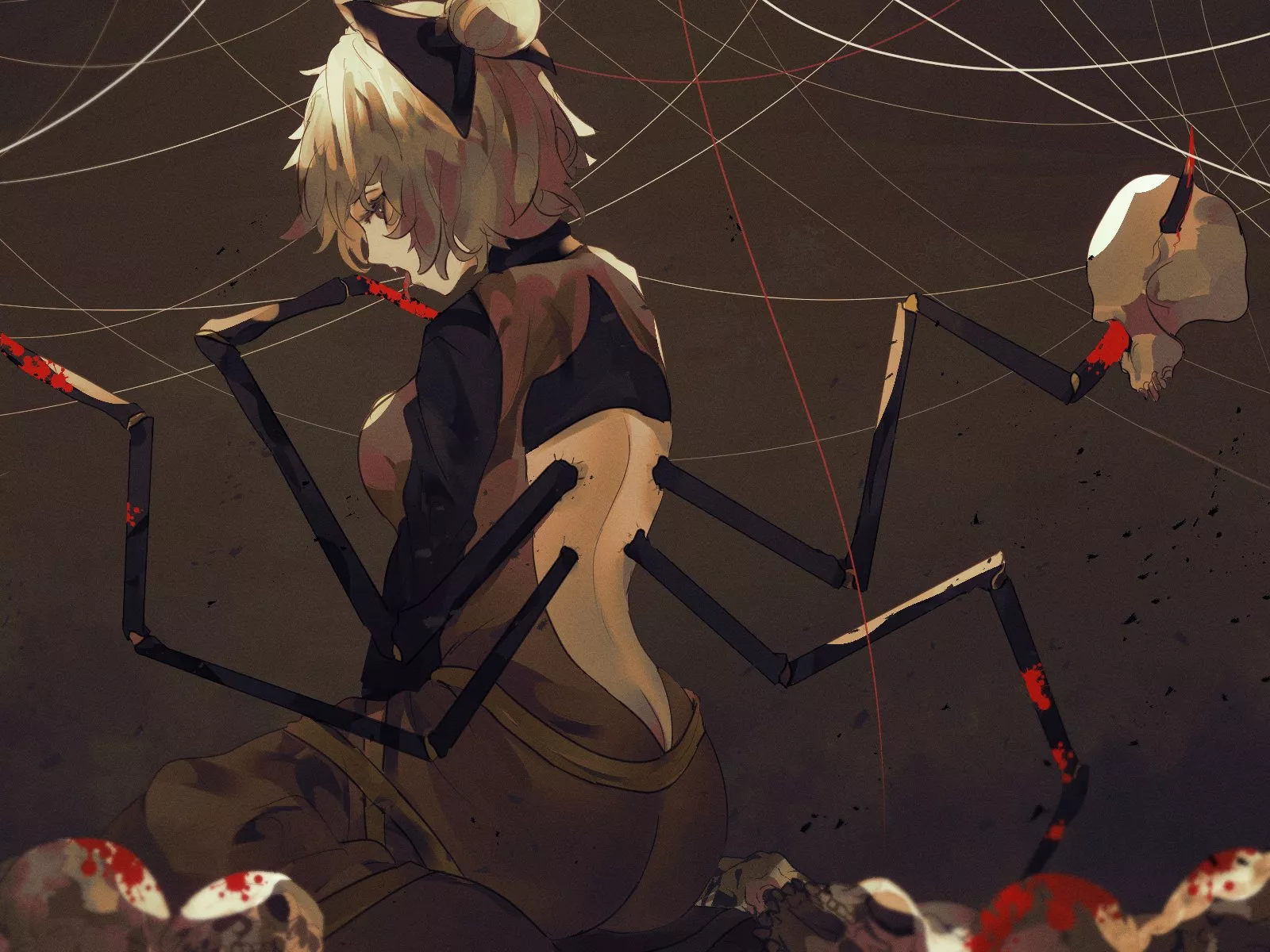 Spidergirl after a meal (Naufeldreamer) posted by MonsterFetish