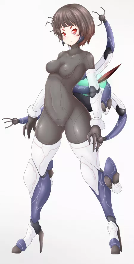 Spidergirl Robot by spiderbutt_