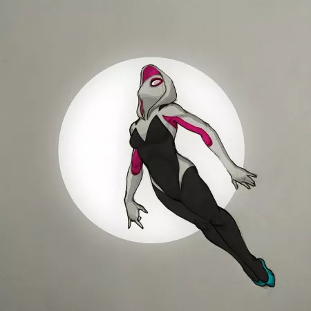 'SpiderGwen', Me, Pencils/Digital, 2018 by Leadjockey