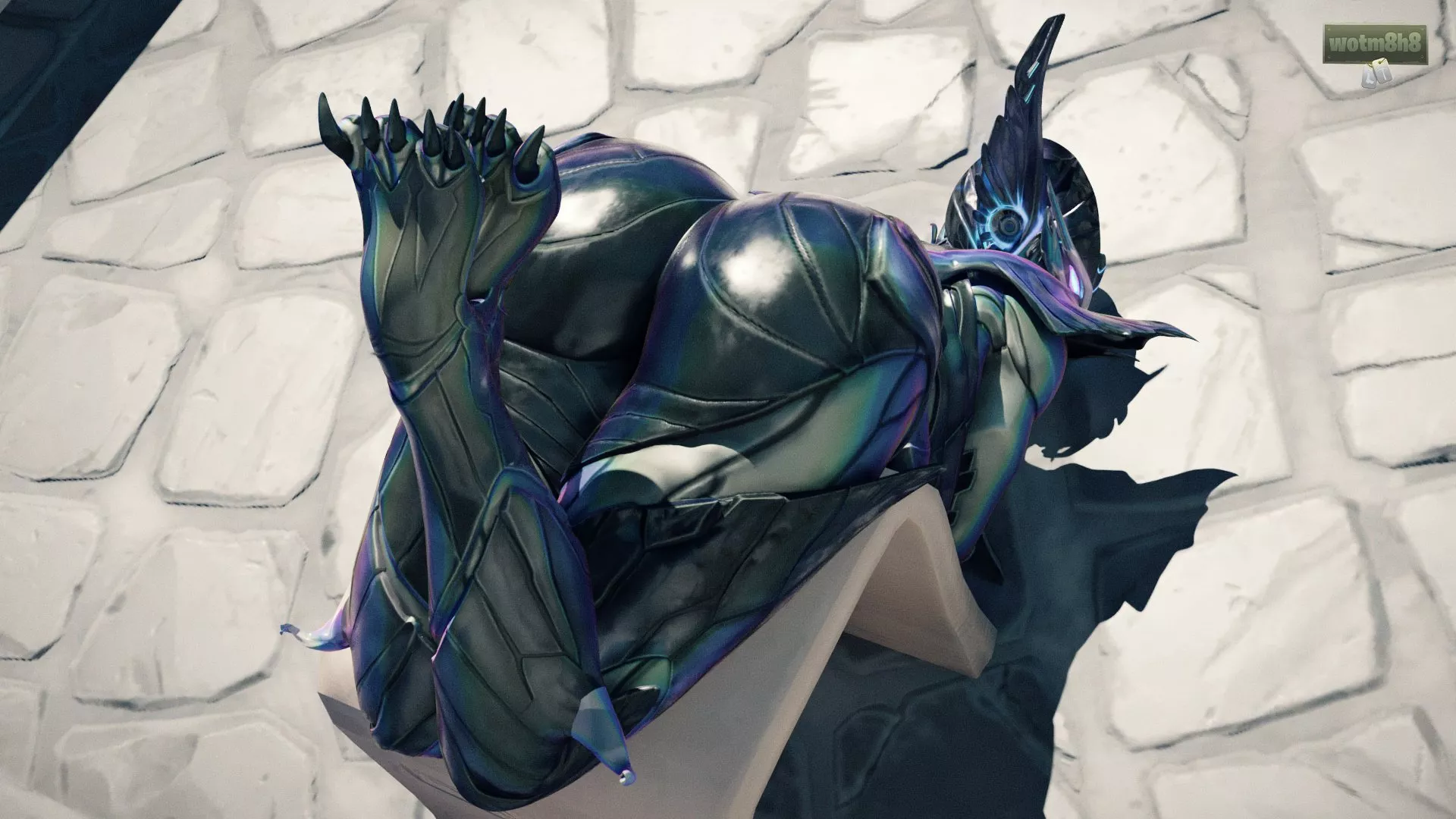 Spiral Assasin showing her guns (wotm8h8) posted by ChmpagnePapi