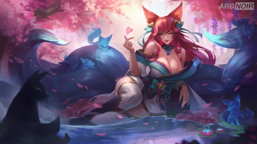 Spirit Blossom Ahri (ArcNoir) by VietCock