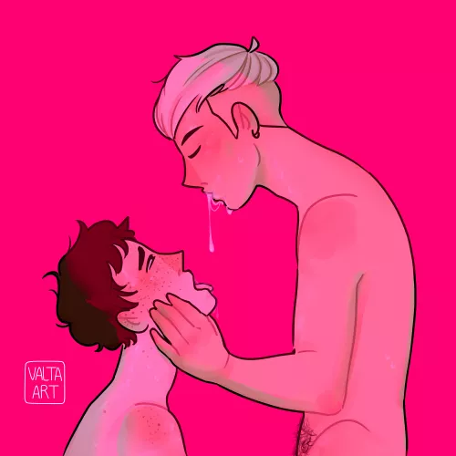 Spit your love on me 👅 (cum play) by _valta