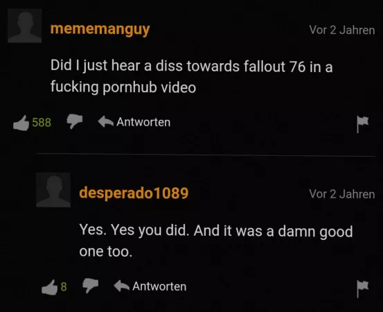 Spit(/-roasted) on Fallout 76 by DetectiveMinh