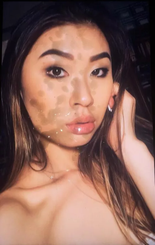 Splattered an amateur Asian baddie by arrowllyy