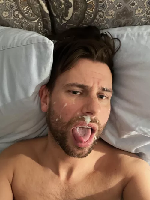 Splattered my face this morning 😜🍾🍾🍾 by by_jove87