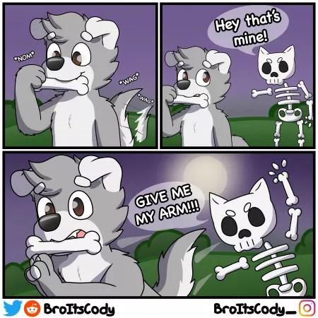 Spooky Bones (by me - @broitsCody) by broItsCody
