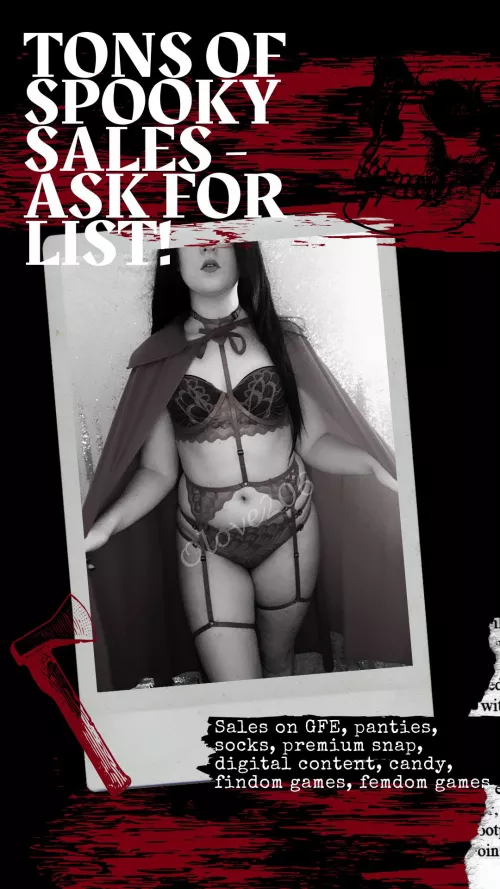 🎃 SPOOKY SALES! 👻 Tons to offer all season long- ask for my sale list, video list, or drawers! 🤍 we’ll have a gourd time together 😎 Kik @LivL206 [selling] by Olove206