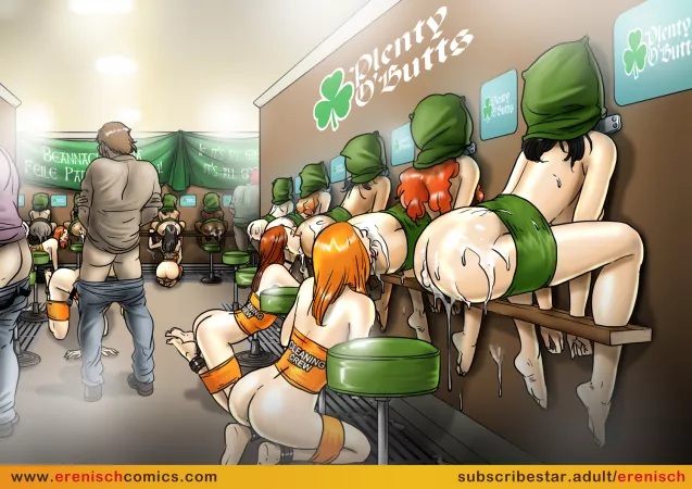 St patricks day butts (erenisch) [erenisch] by maggiecumbunny