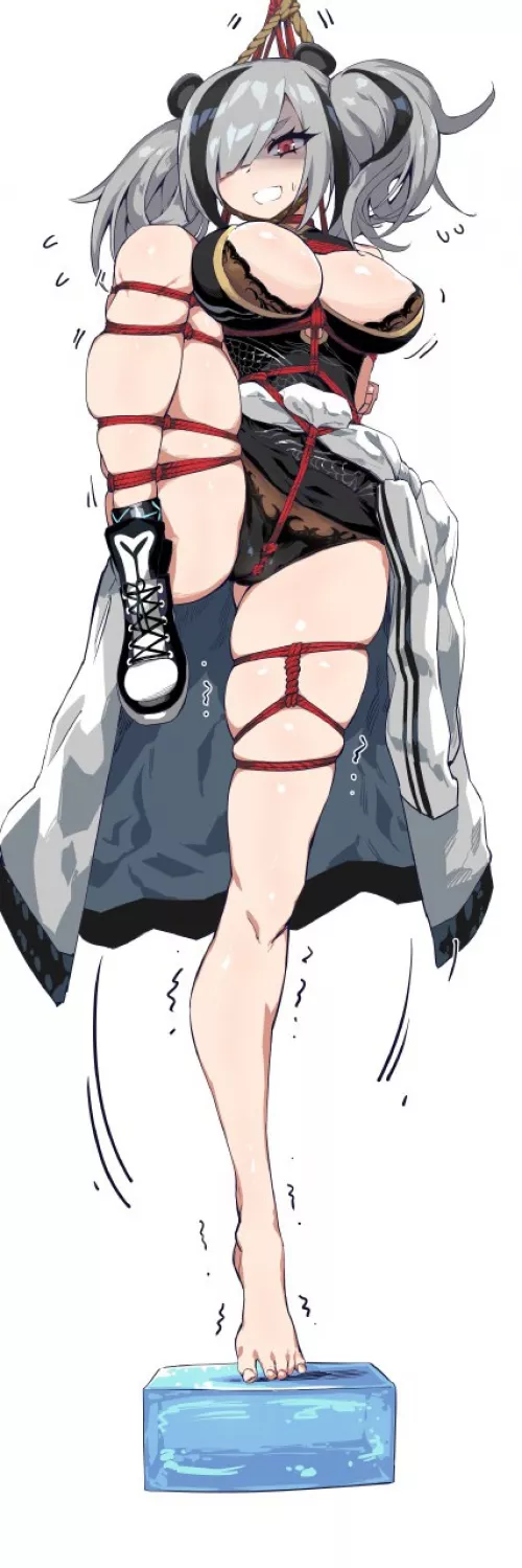 Standing on cold ice by xvderty