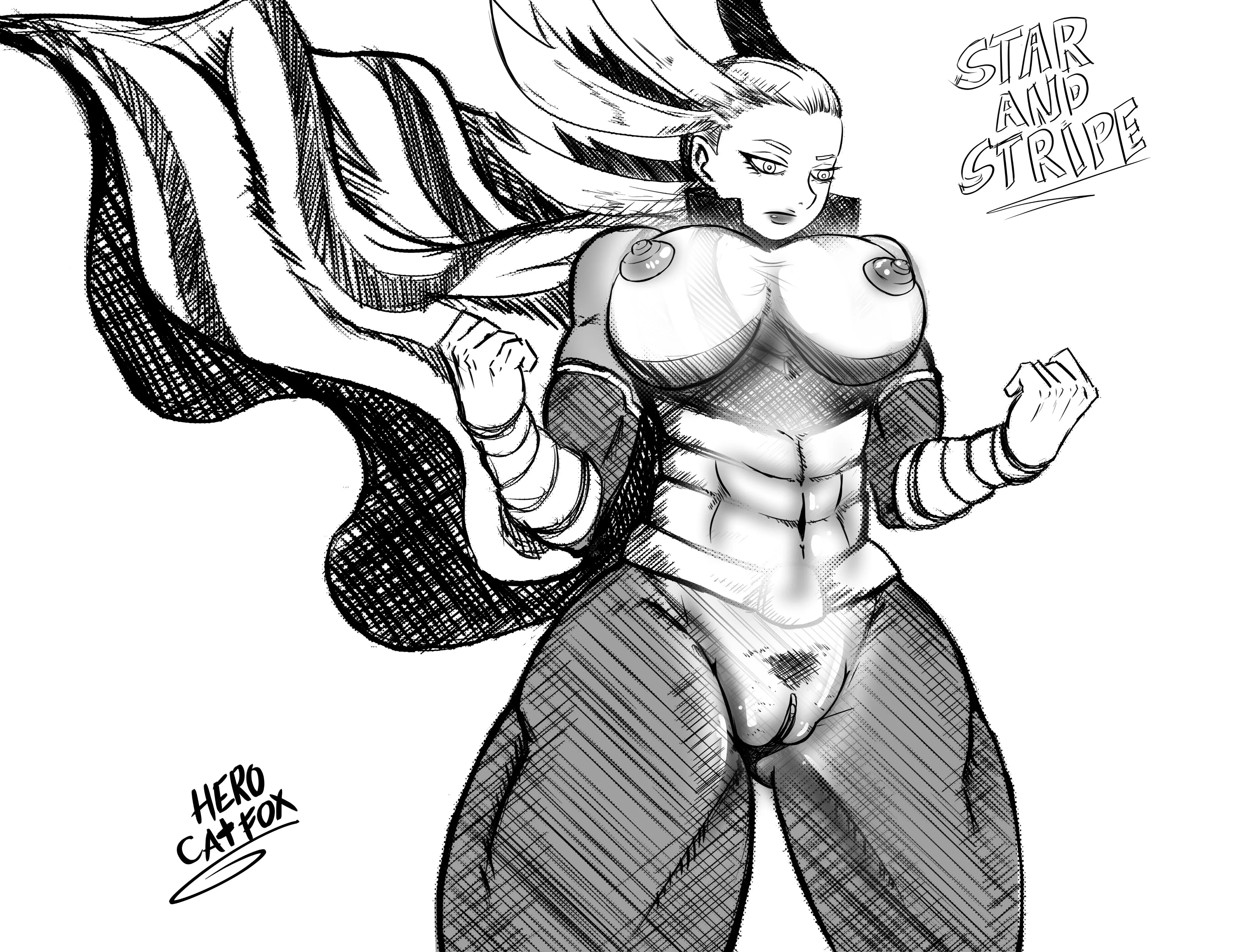 Star and stripe (Hero Cat Fox) [My hero Academia] posted by HeroCatFox