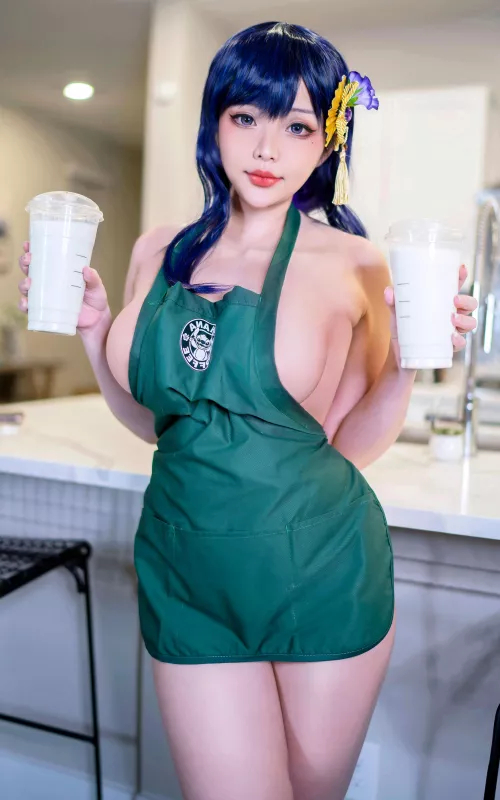 Starbucks Ei (Genshin Impact) by Hana Bunny by Many-Moment-9278