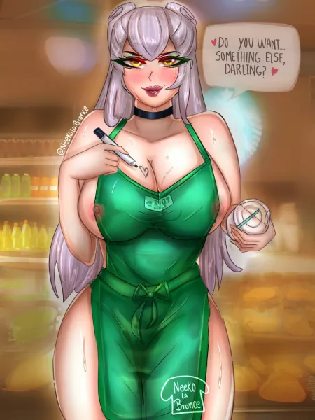 Starbucks Evelynn by (neekolabounce) by Mercho69