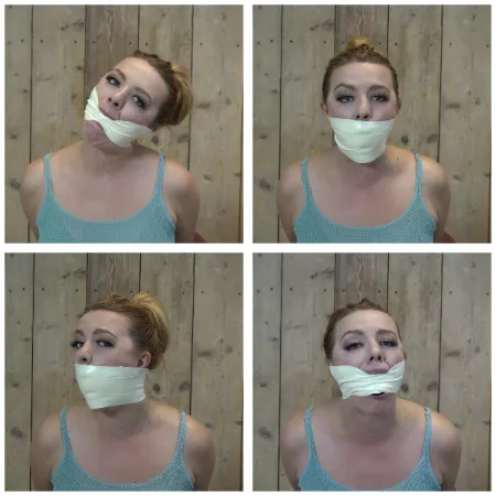 Stardust - Microfoam Tape Gagged ( GagAttack.nl ) by Gag__Attack