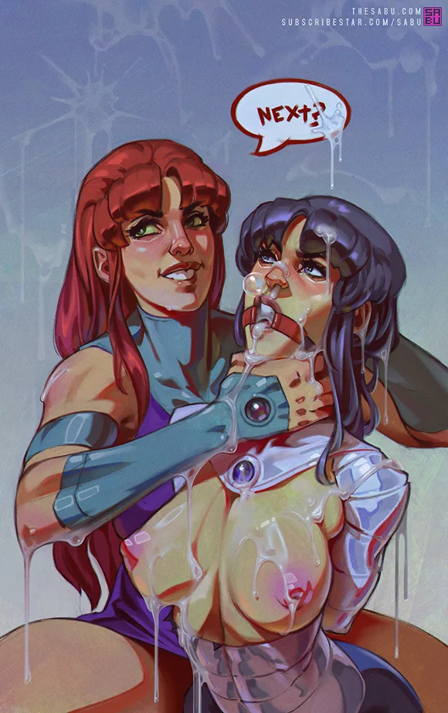 Starfire having fun with Blackfire (Sabu) [Teen Titans] posted by BruhSoundEffect1