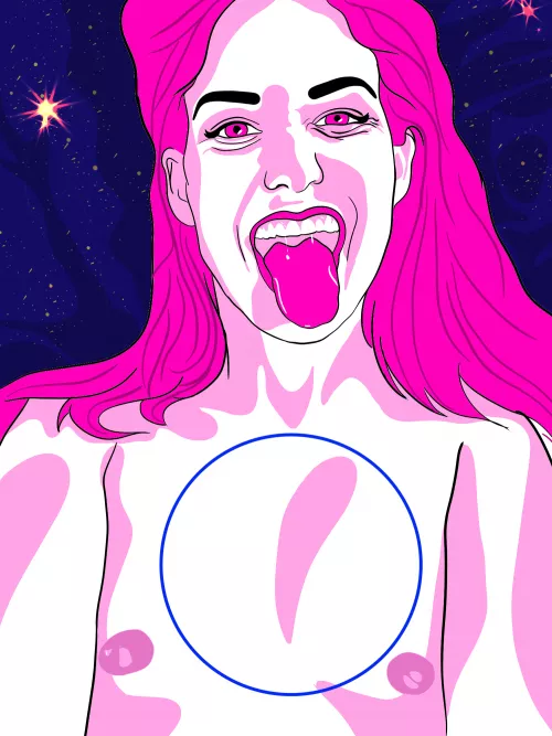 Stars in pink, with the collaboration of u/wanderlust887 by me by astral001