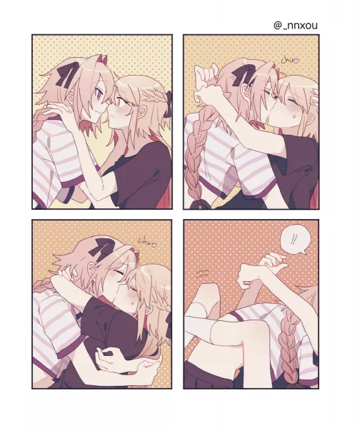 Start your day off with some wholesome astolfo fluff by Sax_Hale