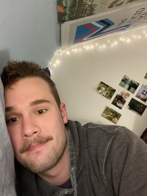 Started as a bit but the mustache is growing on me by habitual_torch