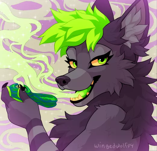 Started this on 4/20. Never got around to finishing it until now. (insta- wingedwolf94) by wingeddog25