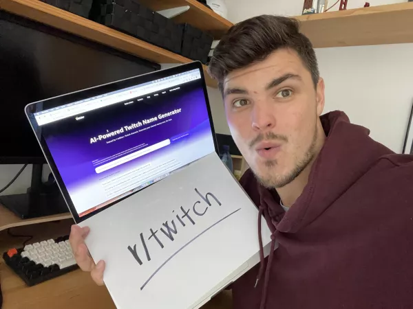 Starting a new channel? I made this AI-Powered Twitch Name Generator and I promise it will make you laugh as well. by JohanTHEDEV