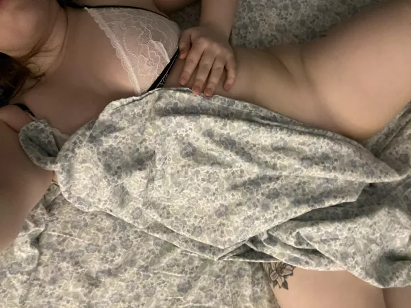 Starts off with three layers of blankets - wakes up with partial sheet by betweenthelines7