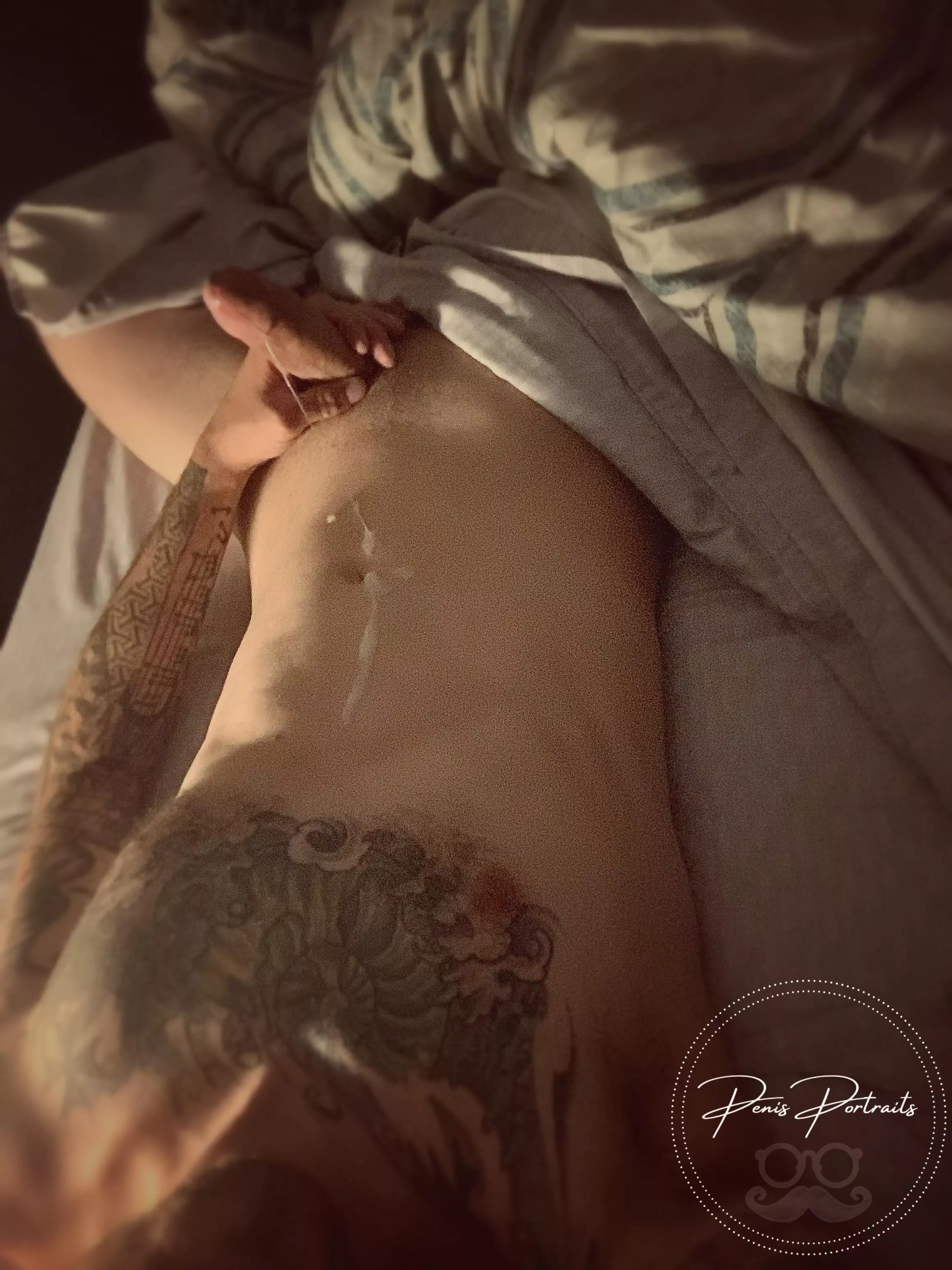 Stayed with friends. Could hear them fucking in the next room. Couldn’t help myself! posted by penisportraits