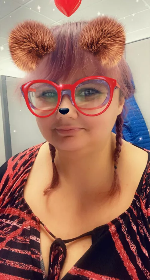 Stealthy smols at work today with piggybraids! by kittypoppins13