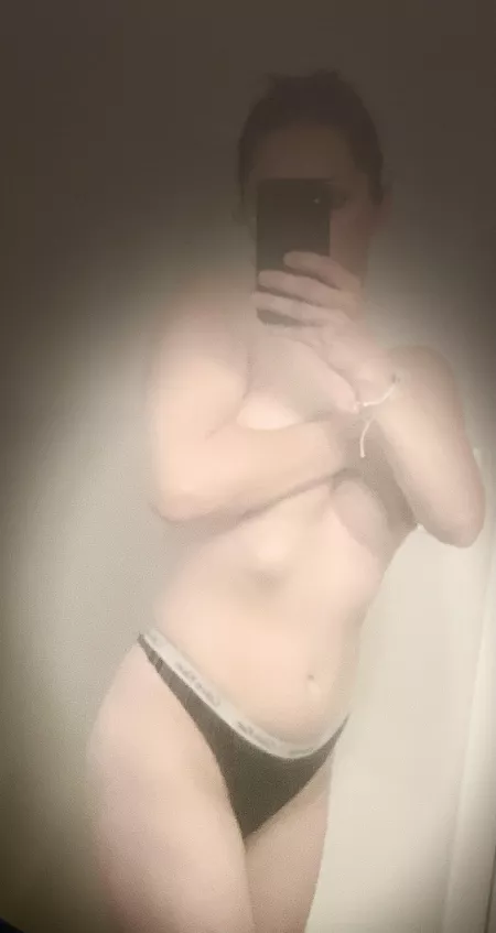 Steaming up the mirror. by Ordinary_Shopping_47