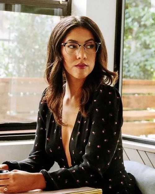 Stephanie Beatriz looking like a hot school teacher by emearly101