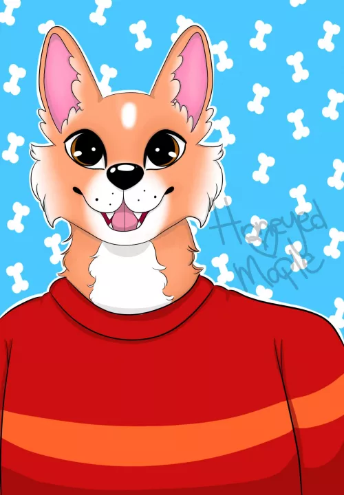 Still learning how to draw furrys. How did I do? by Mhaegon