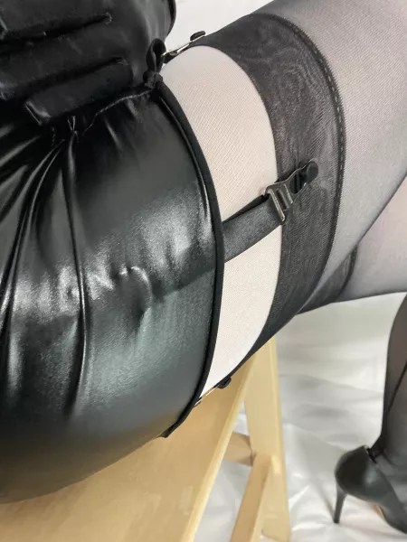 Stockings over nylons by ShyneeYogi