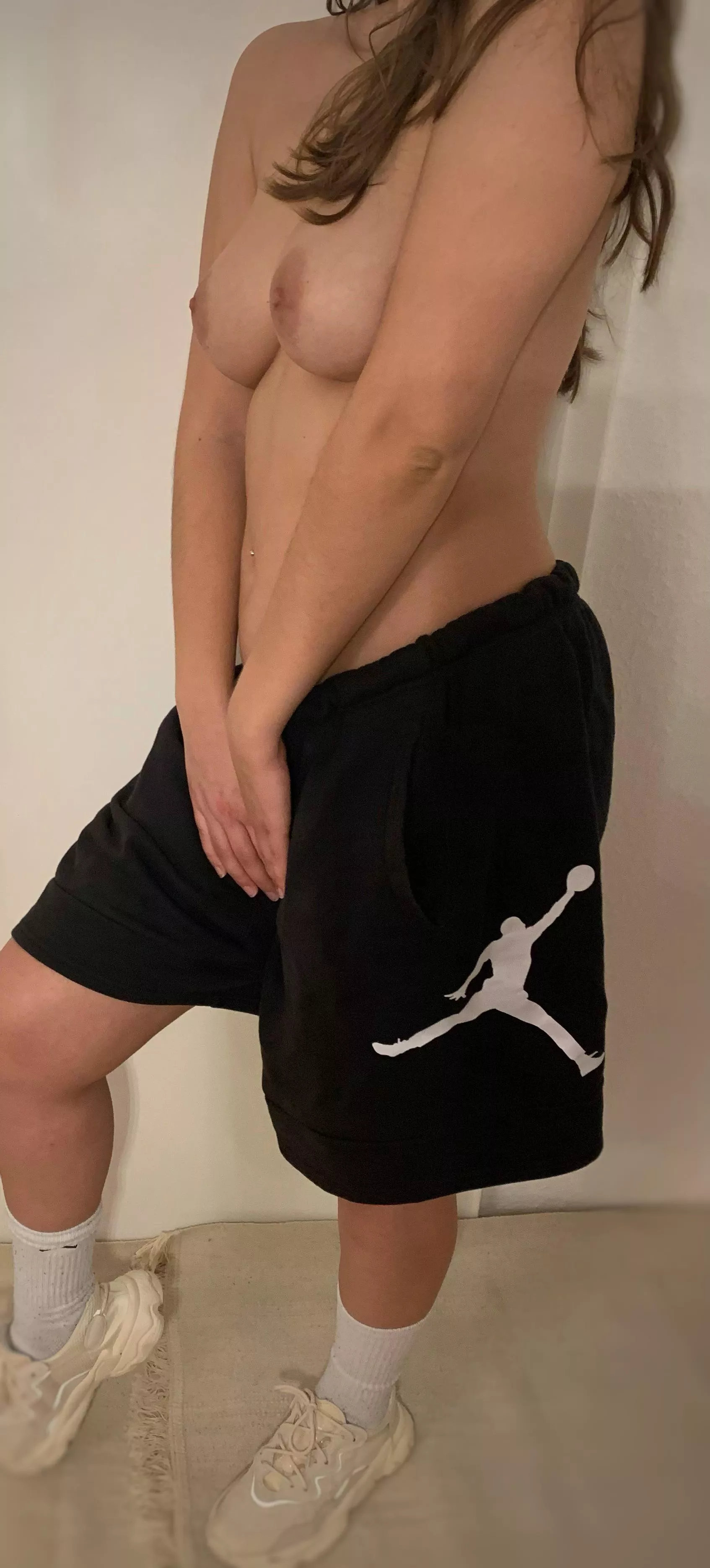 Stole his shorts 😈 posted by Korra_natural