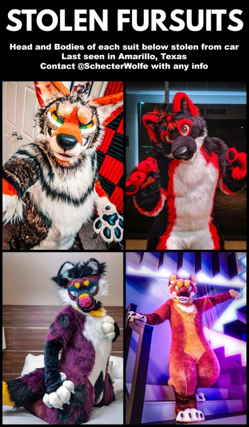 Stolen suits in Texas by fireslayer03