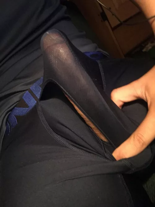 Stoned college jock cockoutline by Greenhouse_b0y