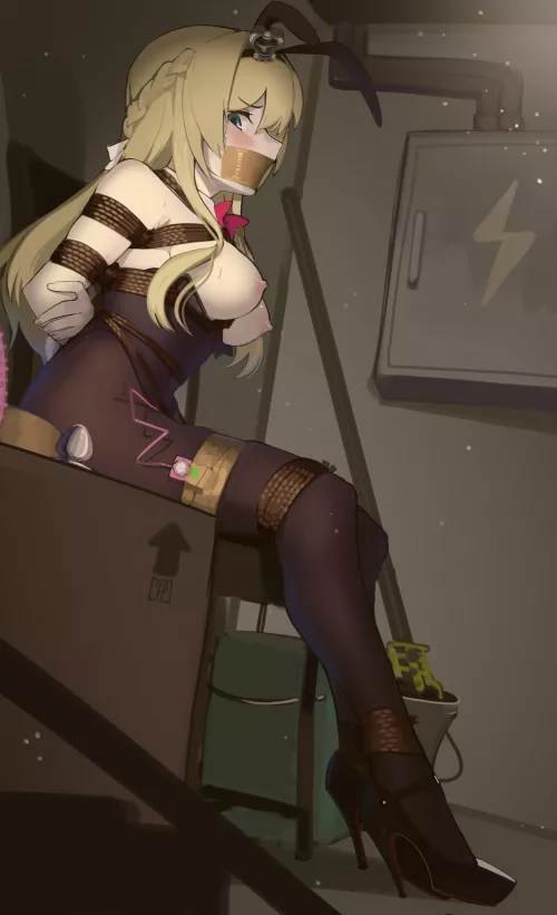 Stored away bunny by kinkykat977