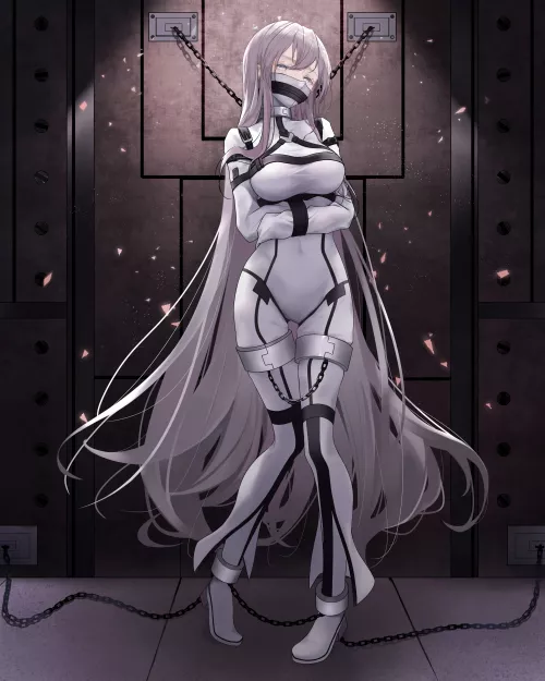 Straight Jacket Bondage by CheetahSperm18