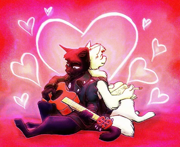 Strangers on this road (redraw) (commissions open!) by redroganmarshall