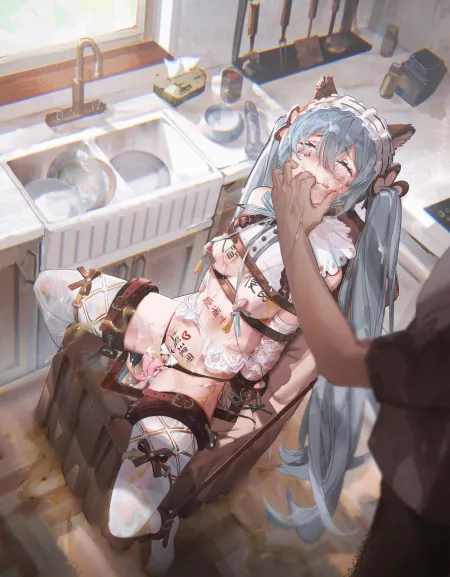 Strapped to the restraint chair by Step-back