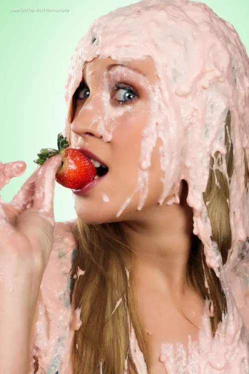 Strawberry (and) ice cream by _Anonymous_Account_