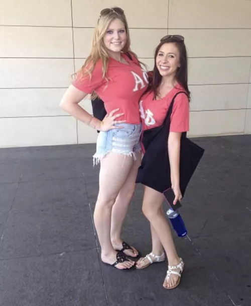 Stretching her shirt to its limits by hgft6969