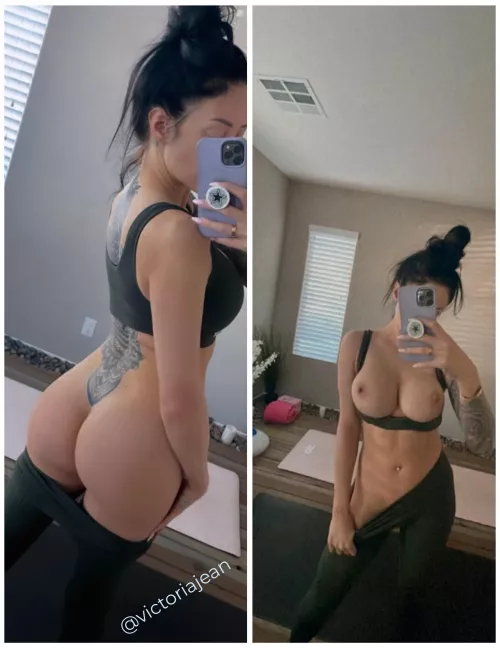 Stretching session before I really get stretched out! by VJnDJ