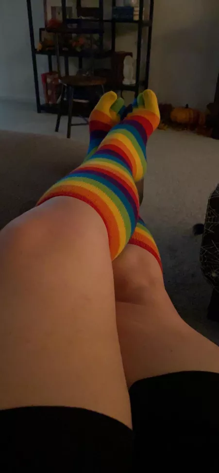 Stripes AND toe socks 🧦 by willingcutie