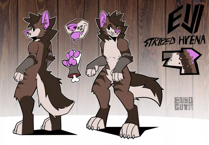 Stripey yeen (@ensoguy) by Ensoguy