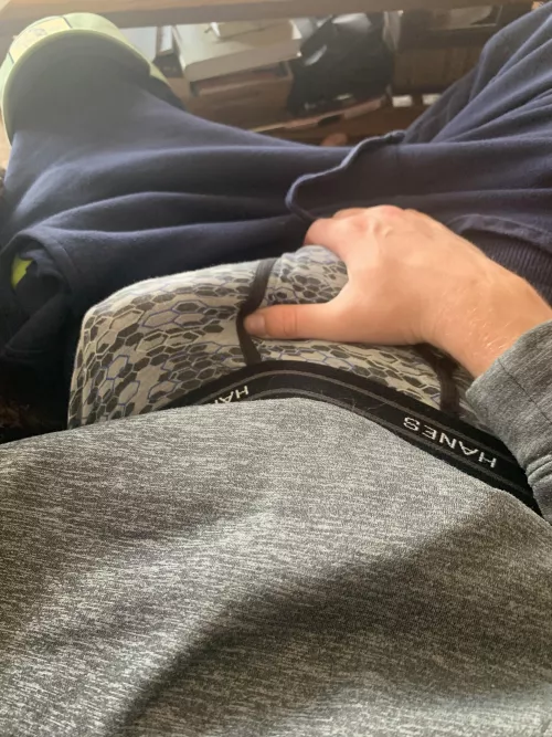 Stroke this cock while I kiss your neck by UsingThisForThePorn