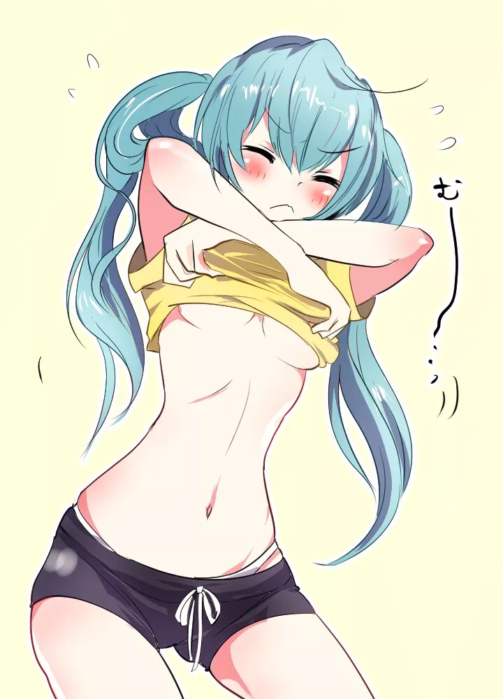 Struggling to take her shirt off posted by [deleted]