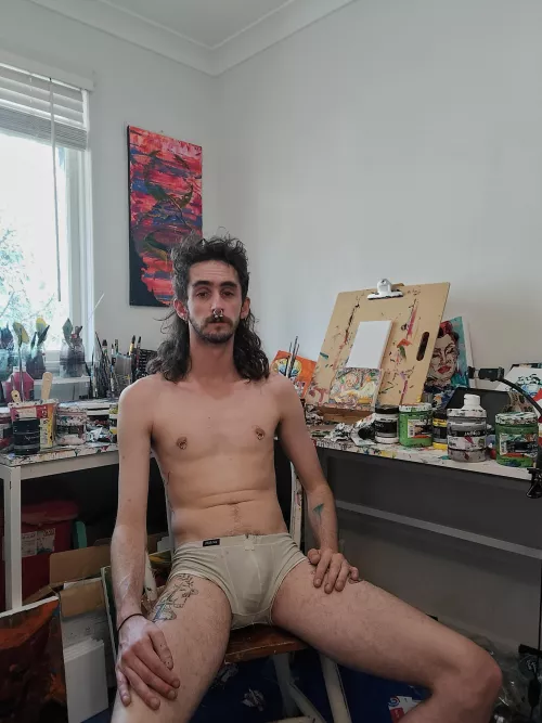 Studio dayssss by The-Naked-Artist